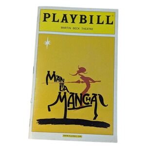Man of‎ La Mancha Playbill Martin Beck Theatre Broadway April 2003 Program